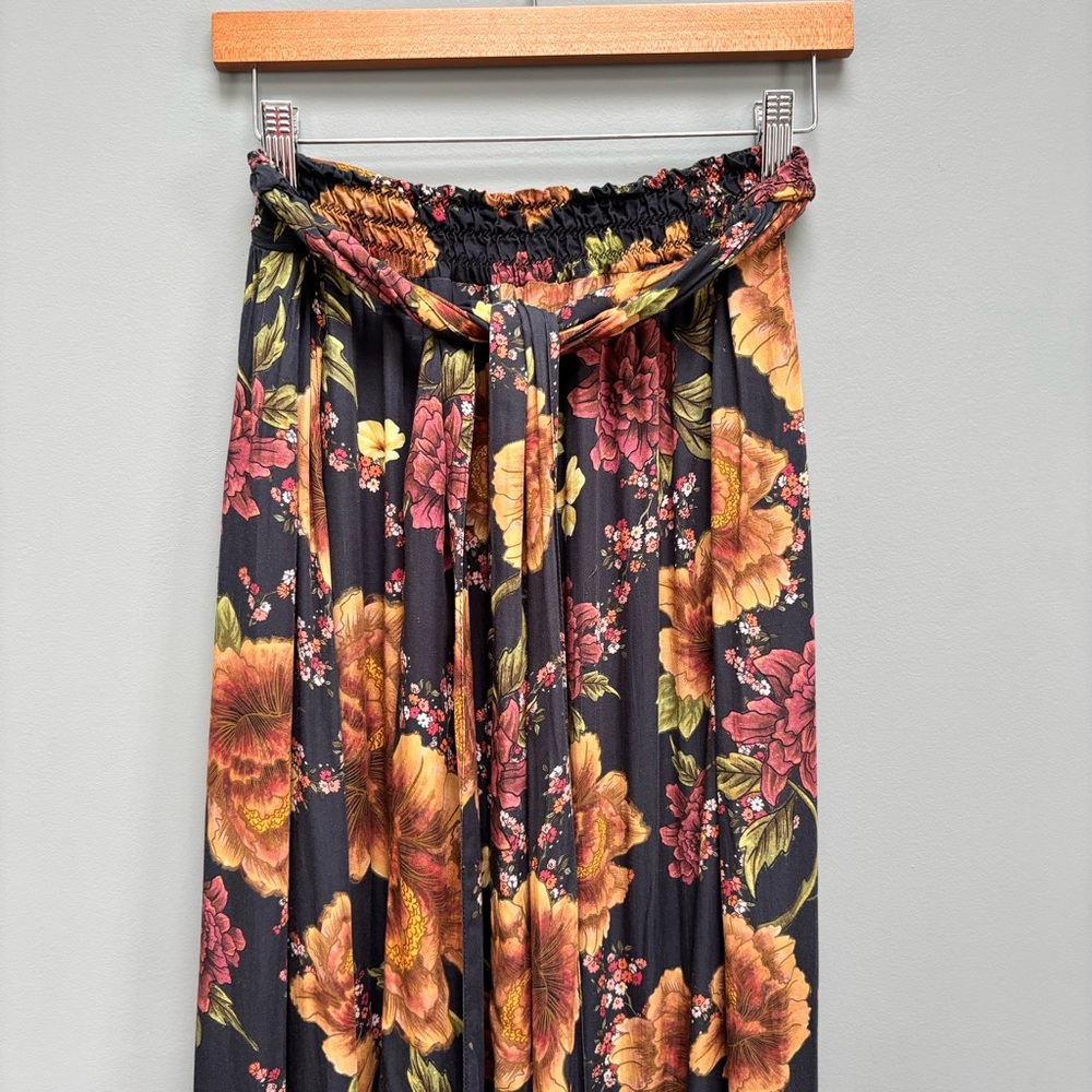 AGUA BENDITA Amaia Maxi Skirt Floral Black M - Picture 6 of 15